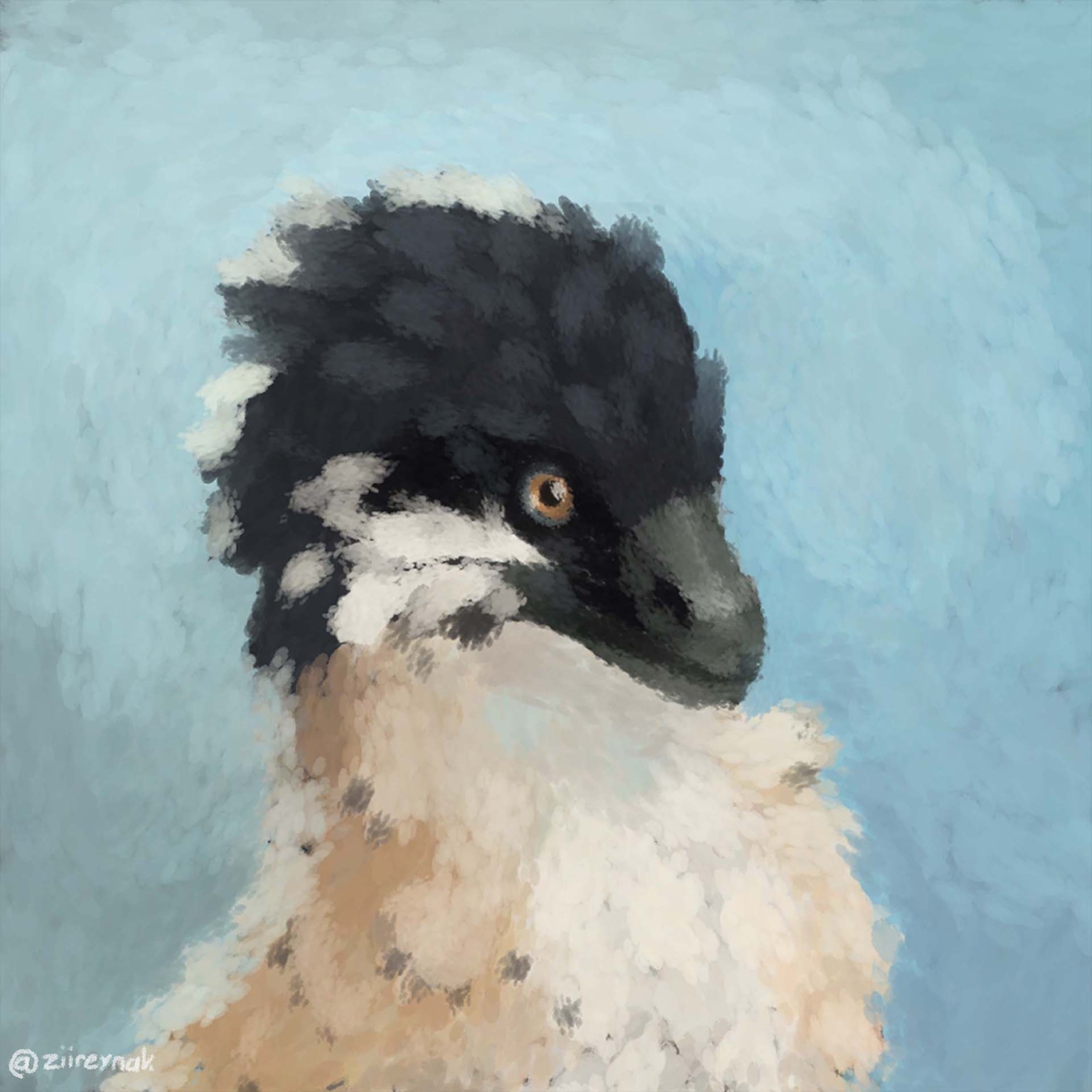 Fluffy Dino Portrait 04