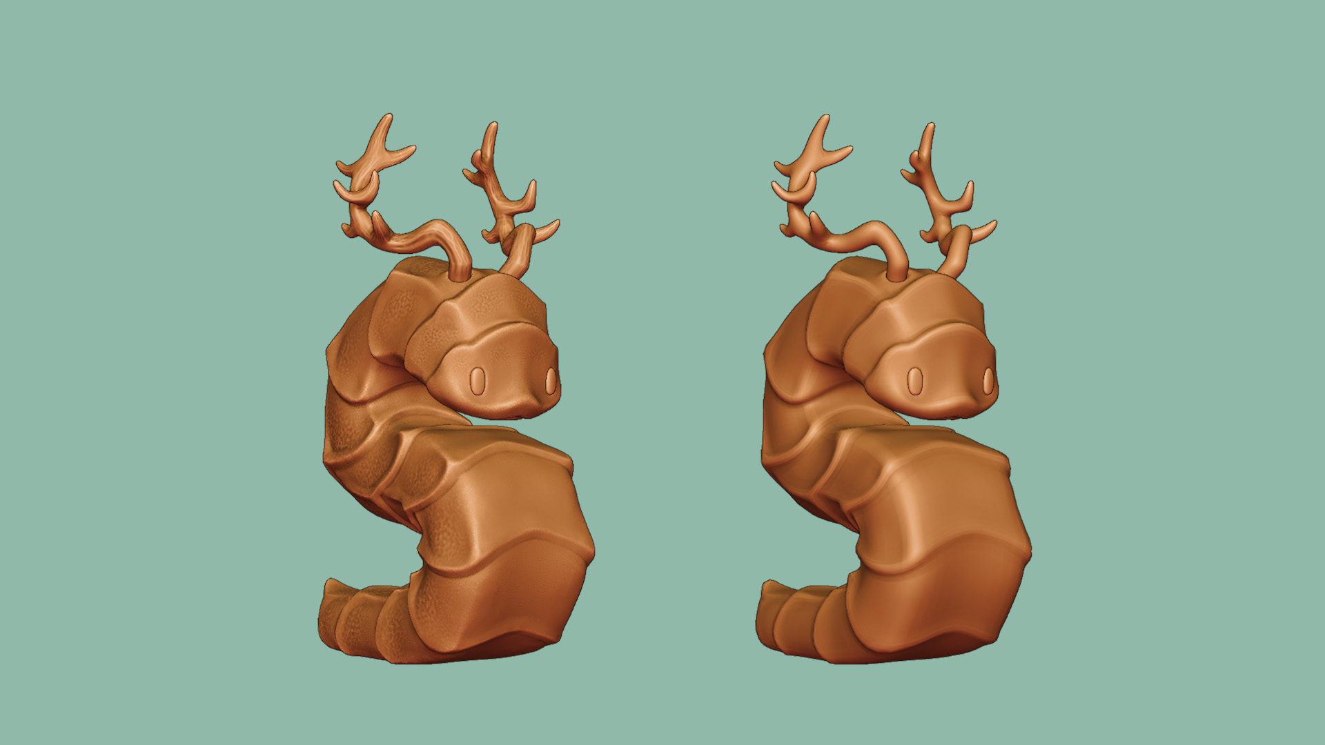 Orange Gummy Worm Sculpt Comparison