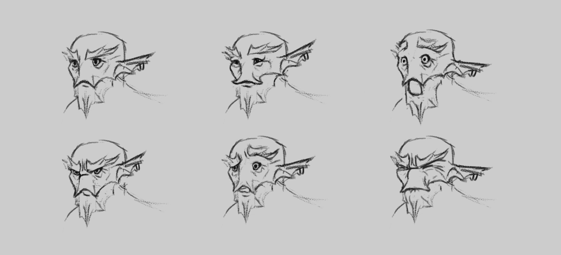 The Spell: Miizord Expression Sheet