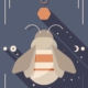 Vector Poster Starry Bee Thumbnail