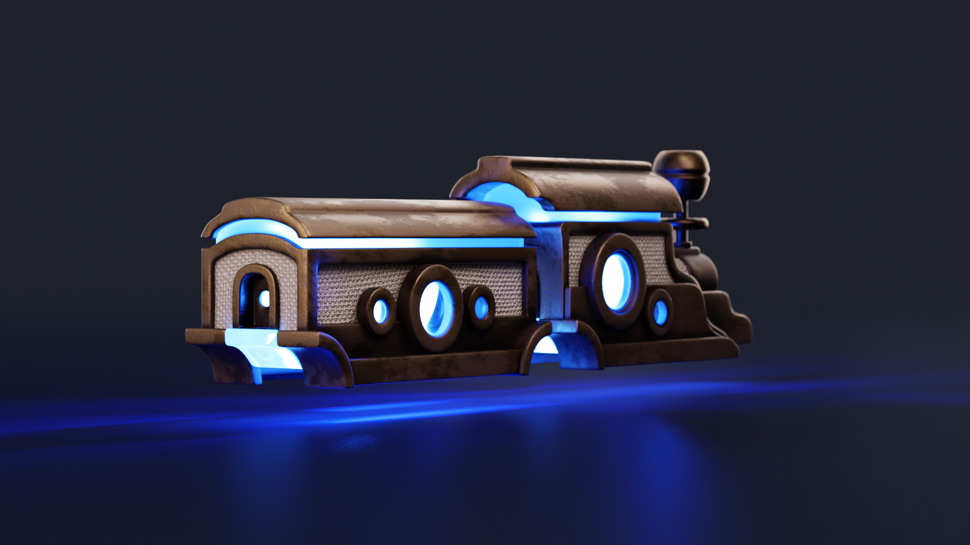 Tiny Train Back View