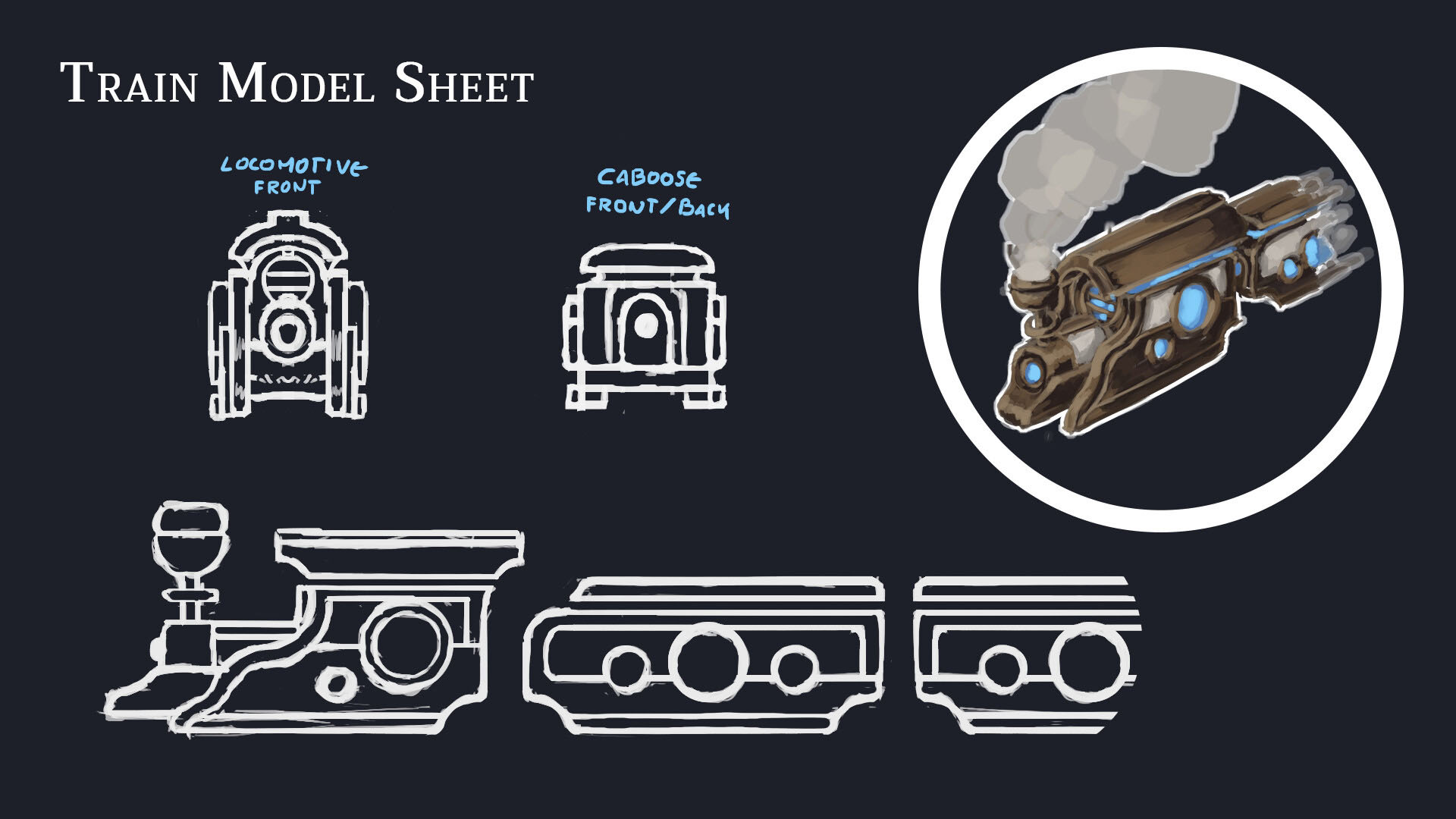 Tiny Train Model Sheet