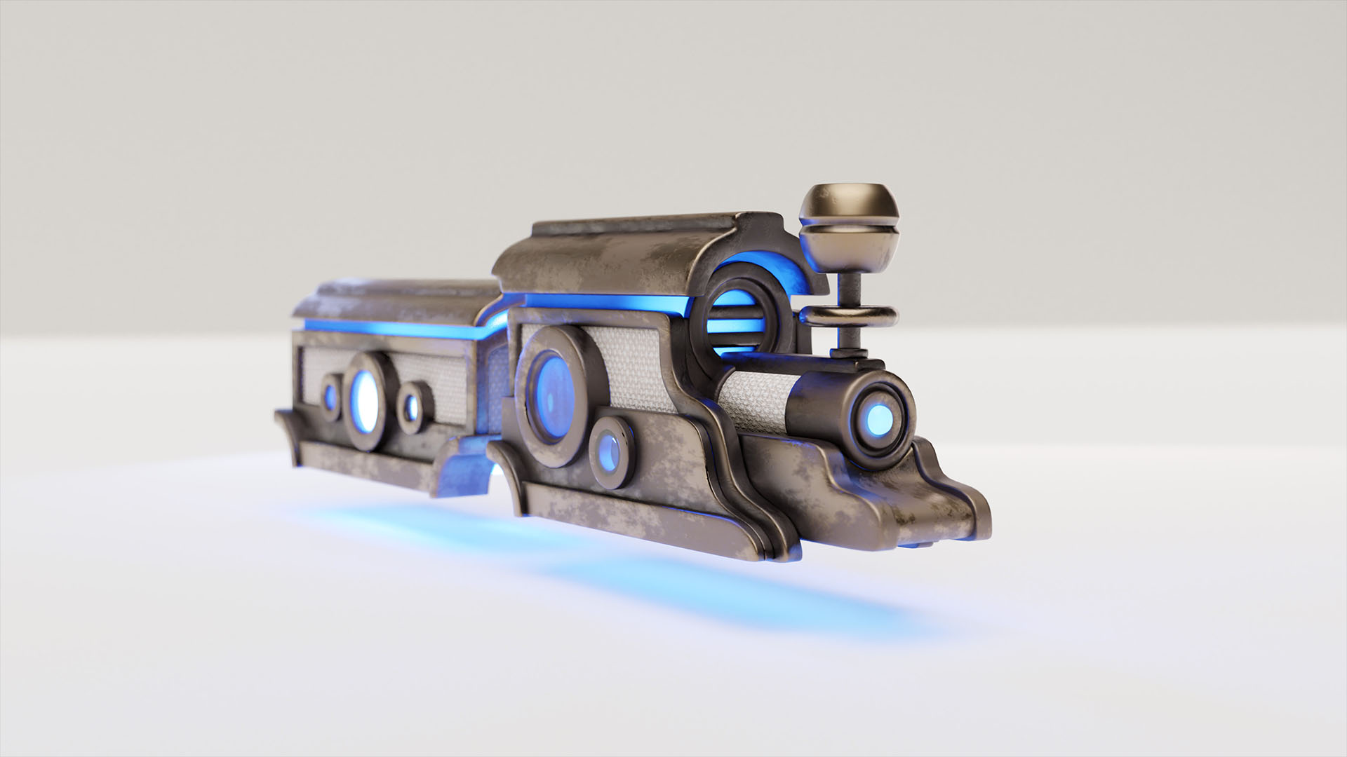 Tiny Train White Background